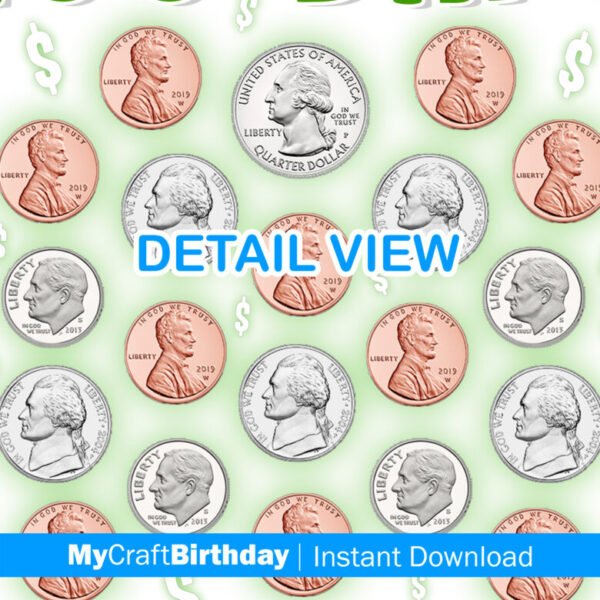 100 Days of School, Coins Counting Shirt Design