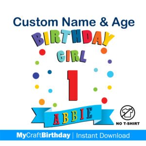 Boy Birthday Shirt Design, Birthday Girl Shirt Design, Birthday Boy or Girl, Custom Colorful Birthday Parade, Rainbow Birthday, polka dot