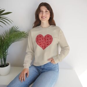 Retro Candy Heart Crew Neck | Valentine's Day